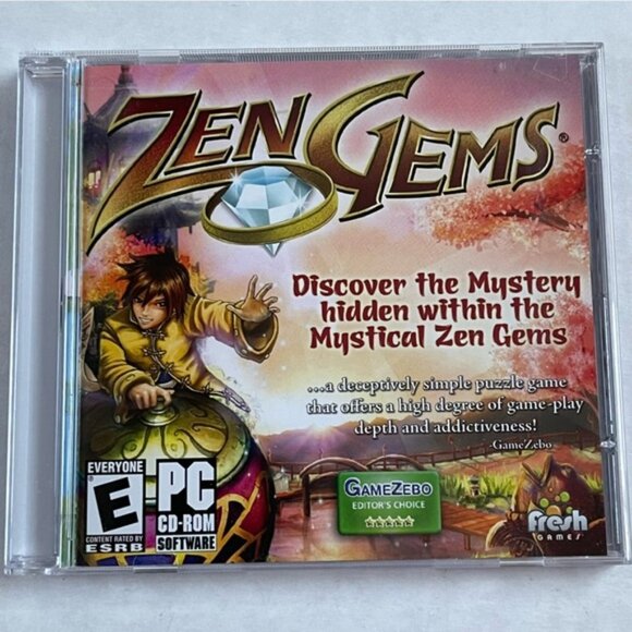 Zen Gems Discover Mystery Hidden WIthin Mystical Zen Gems PC DVD ROM Teen ESRB - Picture 5 of 8